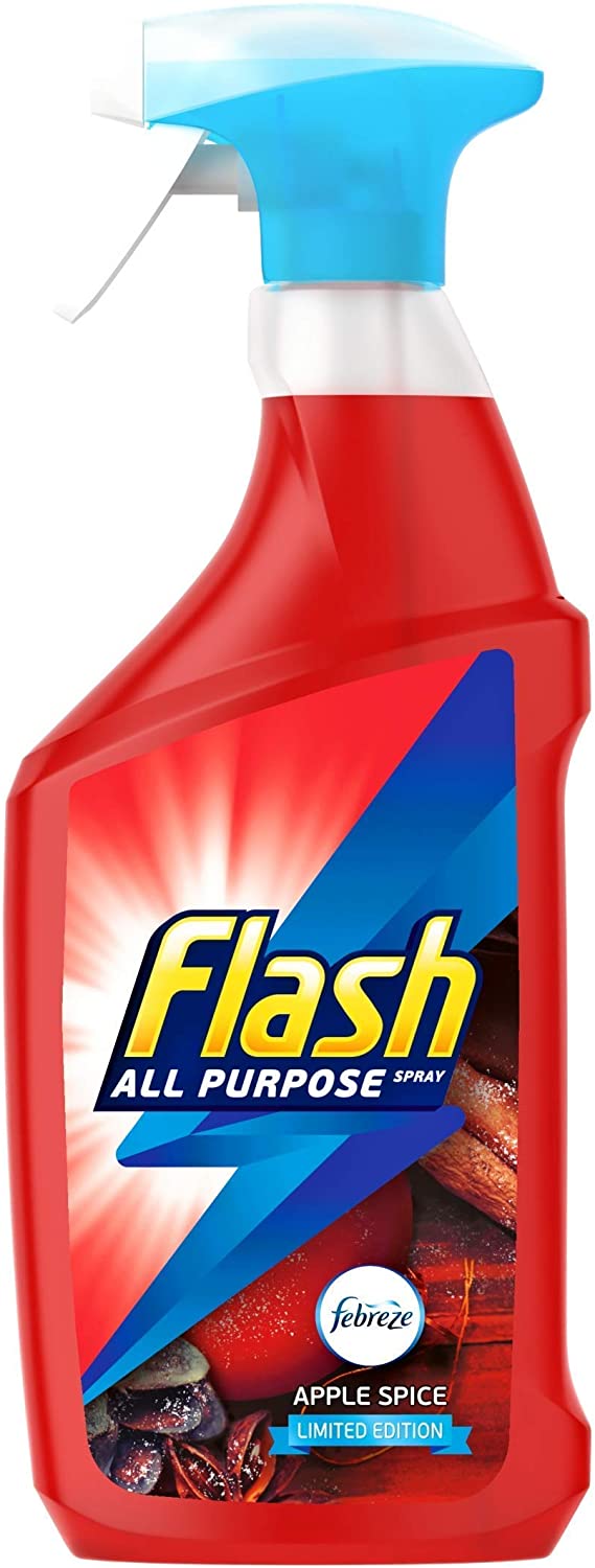 Flash All Purpose Apple Spice Spray - 730Ml