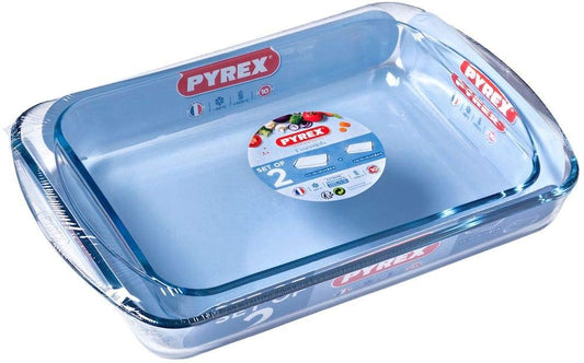 Pyrex 2 Piece Roaster Set - NWT FM SOLUTIONS - YOUR CATERING WHOLESALER