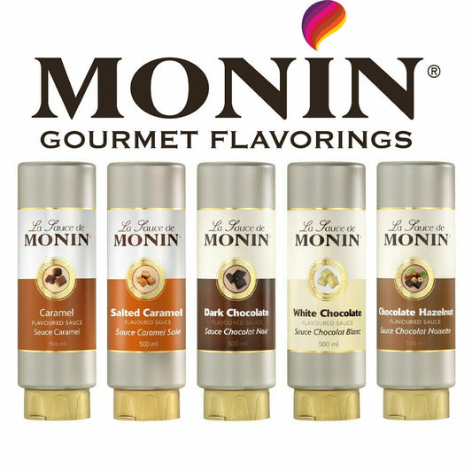 Monin Dark Chocolate Sauce 500ml - NWT FM SOLUTIONS - YOUR CATERING WHOLESALER