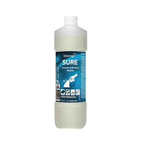 SURE By Diversey Interior & Surface Cleaner 1 Litre - NWT FM SOLUTIONS - YOUR CATERING WHOLESALER