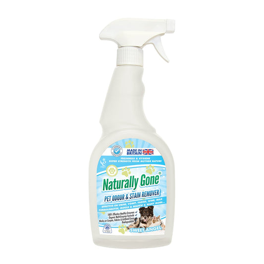 Naturally Gone Pet, Odour & Stain Remover Sweet Angel 750ml - NWT FM SOLUTIONS - YOUR CATERING WHOLESALER