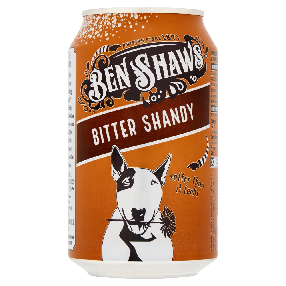 Ben Shaws Bitter Shandy Cans 24x330ml - NWT FM SOLUTIONS - YOUR CATERING WHOLESALER