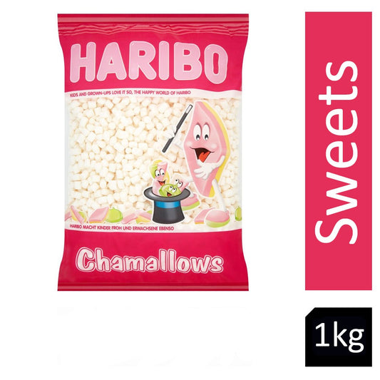 Haribo Chamallows Mini White 1kg - NWT FM SOLUTIONS - YOUR CATERING WHOLESALER