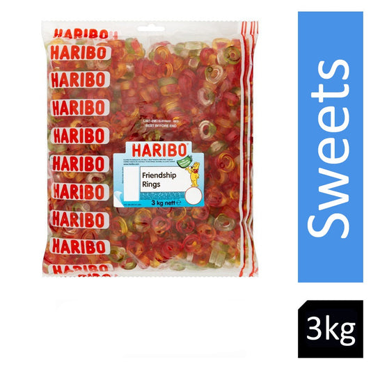 Haribo Friendship Rings 3kg Bag - NWT FM SOLUTIONS - YOUR CATERING WHOLESALER
