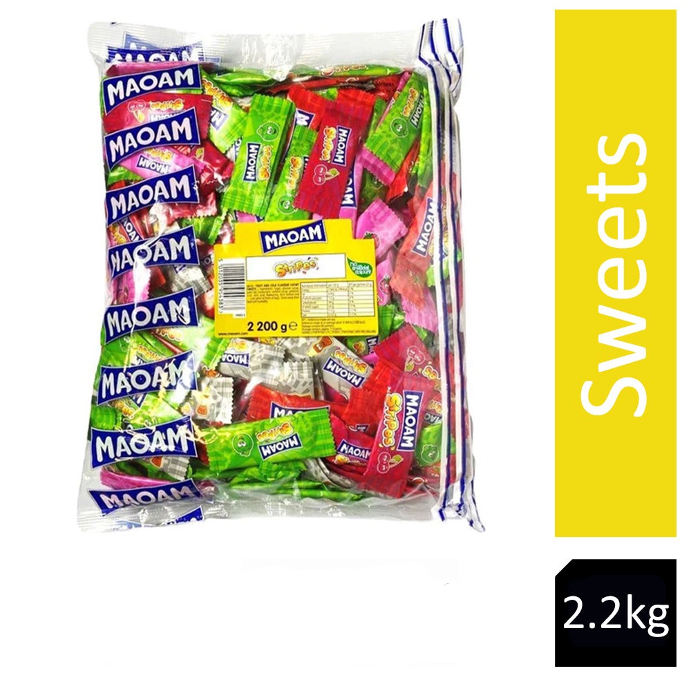 Haribo Maoam Stripes 2.2kg - NWT FM SOLUTIONS - YOUR CATERING WHOLESALER