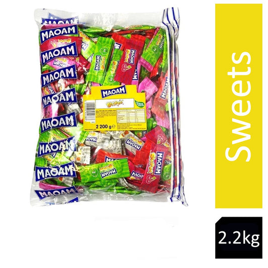 Haribo Maoam Stripes 2.2kg  - NWT FM SOLUTIONS - YOUR CATERING WHOLESALER