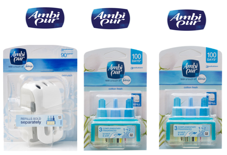 Ambi Pur 3volution Cotton Refill - NWT FM SOLUTIONS - YOUR CATERING WHOLESALER