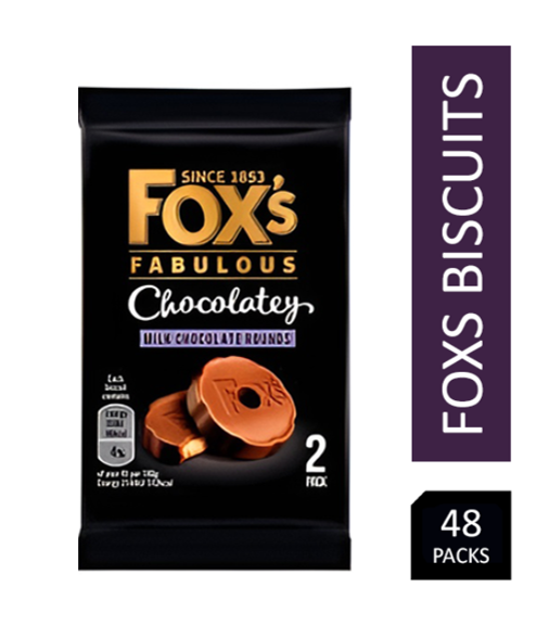 Fox's Chocolatey Milk Chocolate Rounds 48's - NWT FM SOLUTIONS - YOUR CATERING WHOLESALER