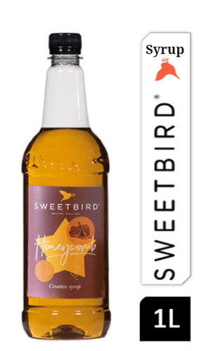 Sweetbird Honeycomb Coffee Syrup 1litre (Plastic) - NWT FM SOLUTIONS - YOUR CATERING WHOLESALER