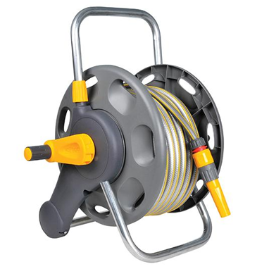 Hozelock 2in1 Assembled Reel & 25 Hose (2431) - NWT FM SOLUTIONS - YOUR CATERING WHOLESALER