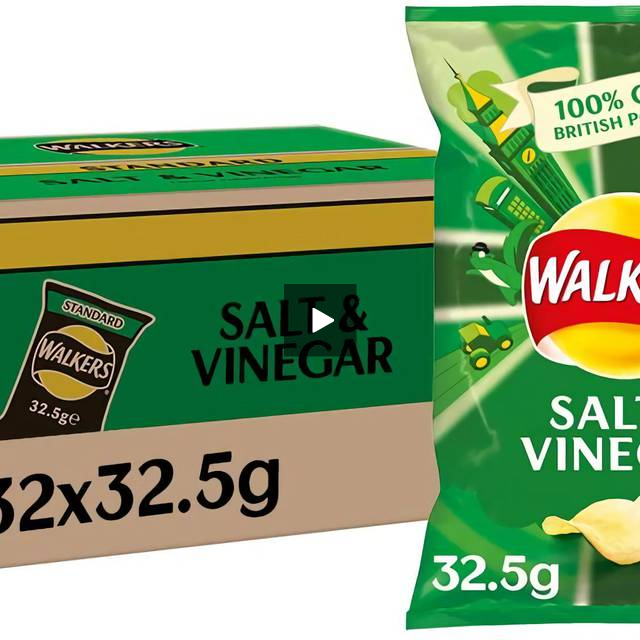 Walkers Crisps Ready Salted Pack 32's