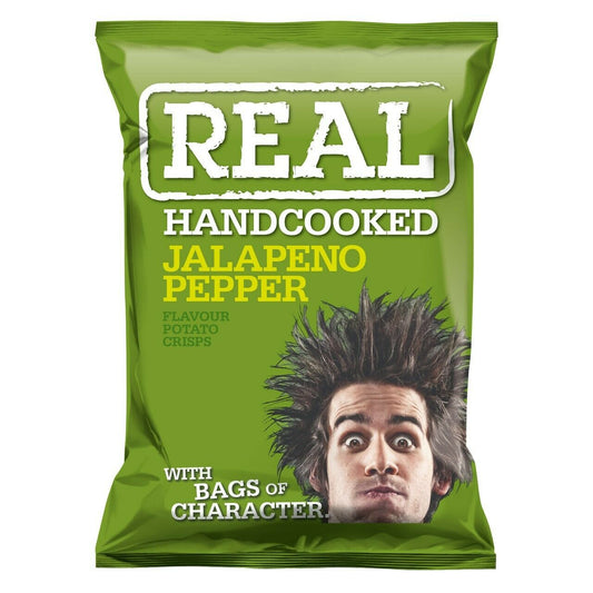 Real Crisps Jalapeno 24x35g - NWT FM SOLUTIONS - YOUR CATERING WHOLESALER
