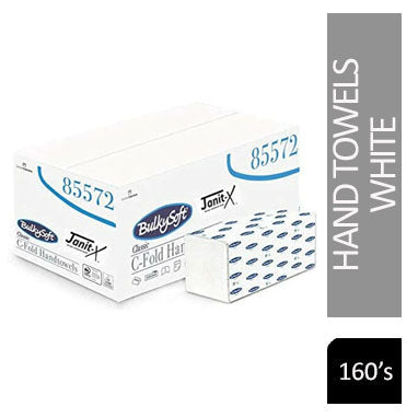 Janit-X C-Fold 2 Ply White Hand Towels 160's - NWT FM SOLUTIONS - YOUR CATERING WHOLESALER