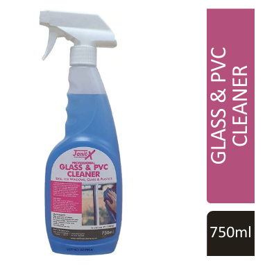 Janit-X Professional Glass & PVC Cleaner 750ml - NWT FM SOLUTIONS - YOUR CATERING WHOLESALER