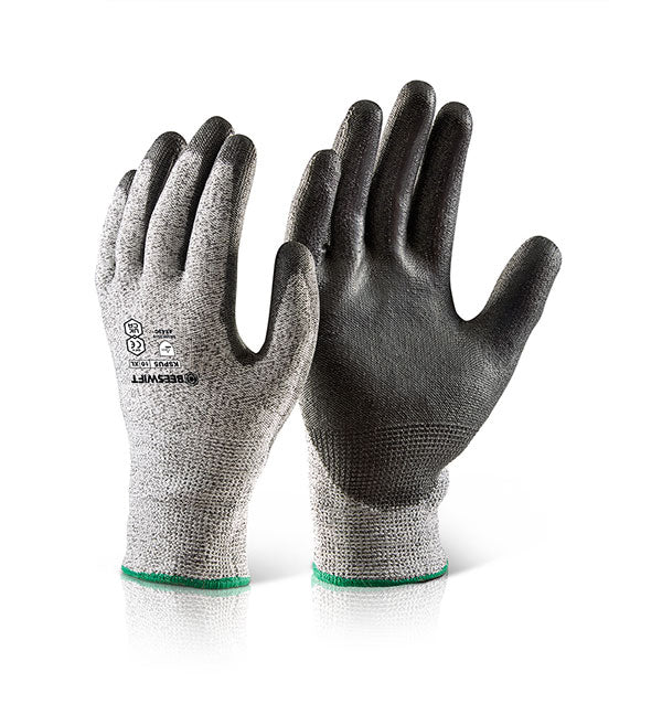 Kutstop Nitrile Coated Flexible Glove Medium {Grey} - NWT FM SOLUTIONS - YOUR CATERING WHOLESALER
