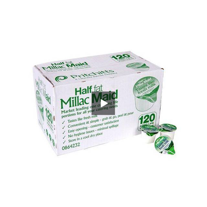 Millac Maid Half Fat (Green) Milk Jiggers 120's