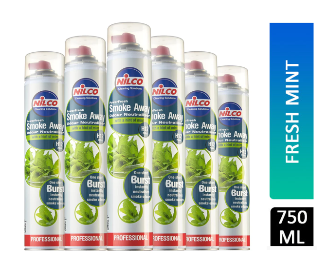Nilco H12 High Power Fresh Smoke Away Air Freshener 750ml - NWT FM SOLUTIONS - YOUR CATERING WHOLESALER