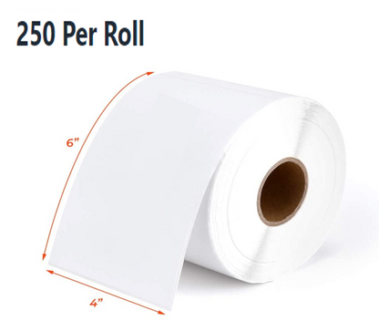 Roll-X Universal UPS Shipping Labels 6x4inch 250 Per Roll