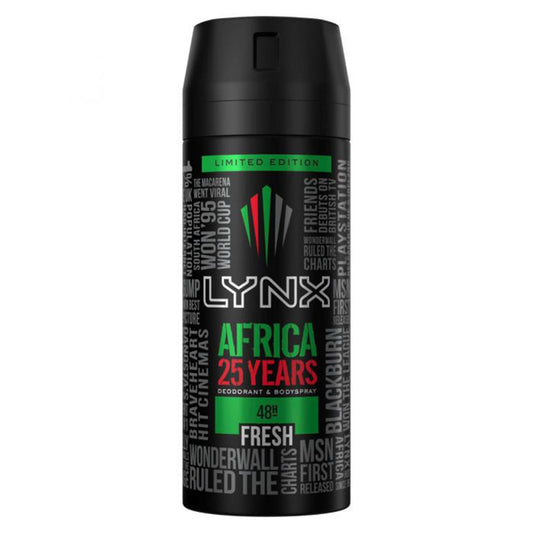 Lynx Africa Body Spray 150ml - NWT FM SOLUTIONS - YOUR CATERING WHOLESALER
