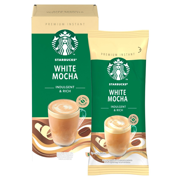Starbucks White Mocha Instant Coffee Sachets 5x24g