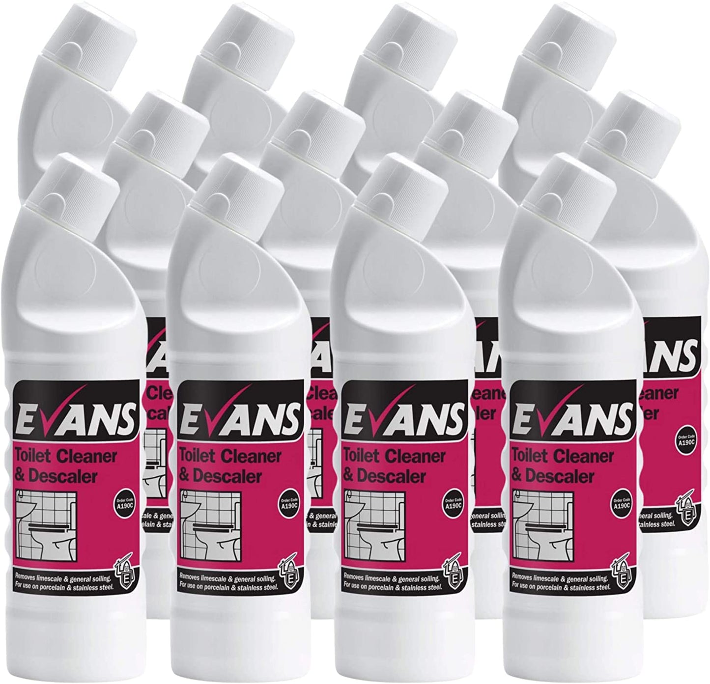 Evans Vanodine Toilet Cleaner & Descaler 1 Litre - NWT FM SOLUTIONS - YOUR CATERING WHOLESALER