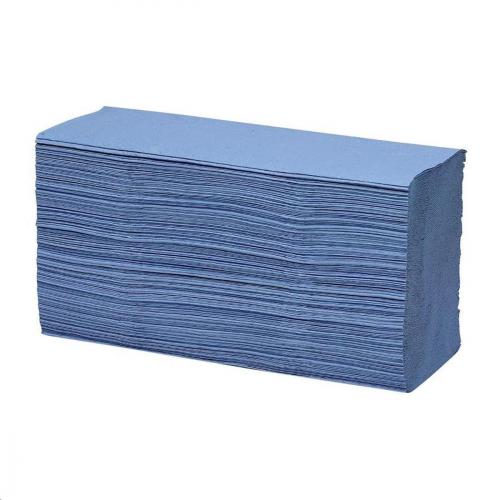 Maxima Z-Fold 1 Ply Blue Hand Towels 12x250's