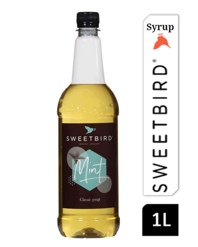 Sweetbird Mint Coffee Syrup 1litre (Plastic) - NWT FM SOLUTIONS - YOUR CATERING WHOLESALER
