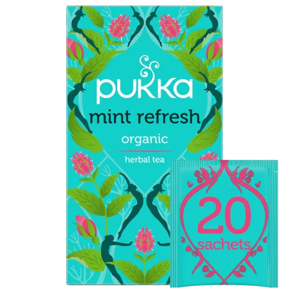 Pukka Tea Mint Refresh Envelopes 20's - NWT FM SOLUTIONS - YOUR CATERING WHOLESALER