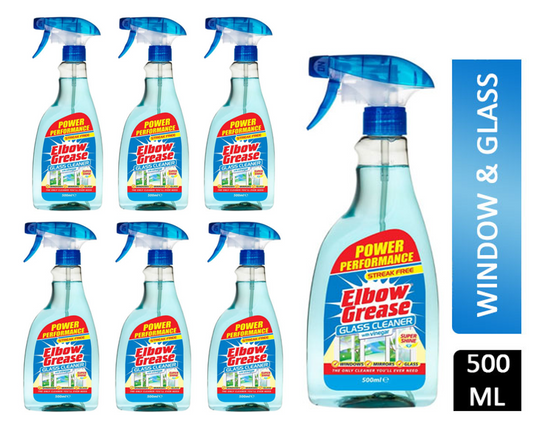 Elbow Grease Glass Cleaner 500ml - NWT FM SOLUTIONS - YOUR CATERING WHOLESALER