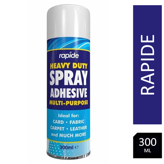 Rapide 300ml Heavy Duty Multi Purpose Aerosol Spray Adhesive.