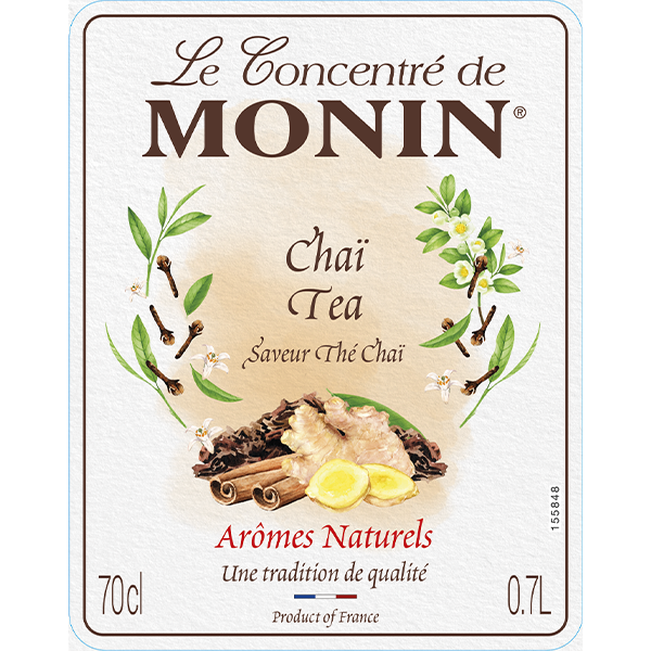 Monin Chai Coffee Syrup 700ml (Glass)