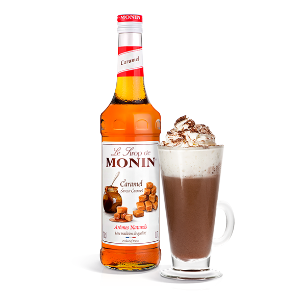 Monin Caramel Coffee Syrup 700ml (Glass)