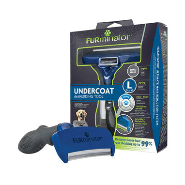 FURminator Undercoat Deshedding Tool Long Hair Large Dog - NWT FM SOLUTIONS - YOUR CATERING WHOLESALER