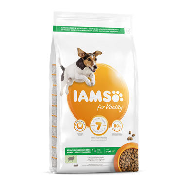 IAMS for Vitality Small/Medium Adult Dog Food Lamb 12kg - NWT FM SOLUTIONS - YOUR CATERING WHOLESALER