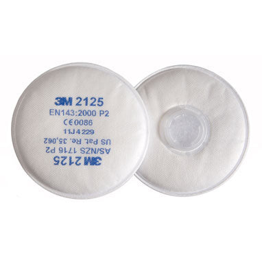 3M 2125 P2R Particulate Filters (Pair) - NWT FM SOLUTIONS - YOUR CATERING WHOLESALER