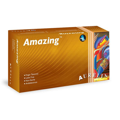 Aurelia Amazing Blue Powder Free Small Nitrile Gloves 300's - NWT FM SOLUTIONS - YOUR CATERING WHOLESALER