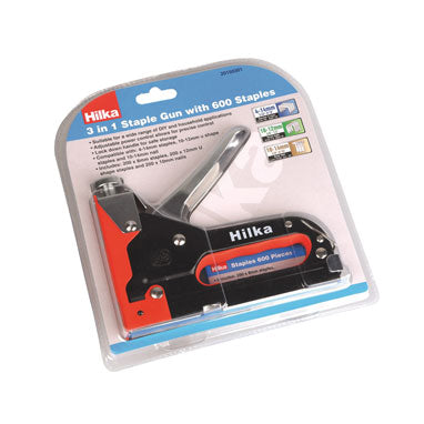 Hilka 3in1 Staple Gun With 600 Staples - NWT FM SOLUTIONS - YOUR CATERING WHOLESALER