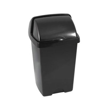 Addis Black Roll Top Bin 25 Litre - NWT FM SOLUTIONS - YOUR CATERING WHOLESALER