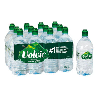 Volvic Still Water Sports Cap 12x1litre