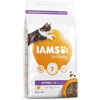 IAMS for Vitality Kitten Food Fresh Chicken 2kg - NWT FM SOLUTIONS - YOUR CATERING WHOLESALER