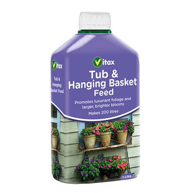 Vitax Tub & Hanging Basket Feed 1 Litre - NWT FM SOLUTIONS - YOUR CATERING WHOLESALER