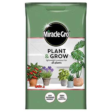 Miracle-Gro Plant & Grow Lightweight All Plant Compost 6 Litre - NWT FM SOLUTIONS - YOUR CATERING WHOLESALER