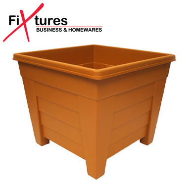 Fixtures Grosvenor Square Planter Terracotta 38cm - NWT FM SOLUTIONS - YOUR CATERING WHOLESALER
