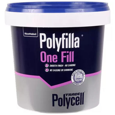 Polycell Polyfilla One Fill 1 Litre - NWT FM SOLUTIONS - YOUR CATERING WHOLESALER