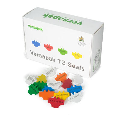 Versapak Numbered T2 Tamper Evident Security Seals White 500's - NWT FM SOLUTIONS - YOUR CATERING WHOLESALER