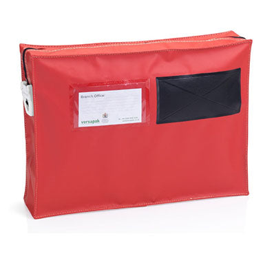 Versapak Small Gusset Mailing Pouch 355x250x75mm RED (ZG1) - NWT FM SOLUTIONS - YOUR CATERING WHOLESALER