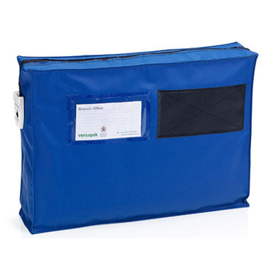 Versapak Small Gusset Mailing Pouch 355x250x75mm BLUE (ZG1) - NWT FM SOLUTIONS - YOUR CATERING WHOLESALER