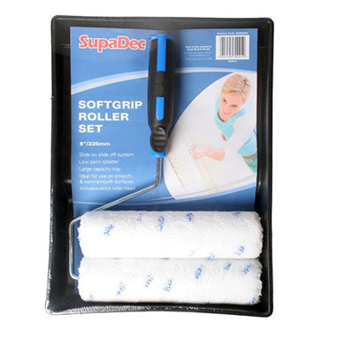 SupaDec Softgrip Roller Set 9inch - NWT FM SOLUTIONS - YOUR CATERING WHOLESALER
