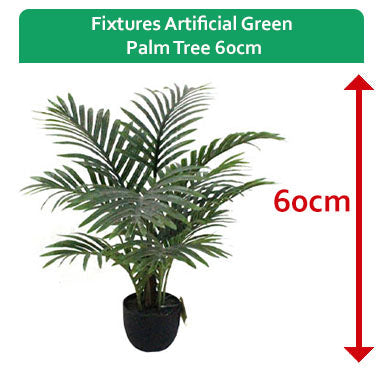 Fixtures Artificial Green Palm Tree 60cm - NWT FM SOLUTIONS - YOUR CATERING WHOLESALER