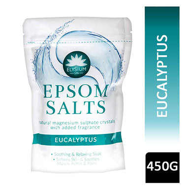 Elysium Spa Epsom Salts Eucalyptus 450g - NWT FM SOLUTIONS - YOUR CATERING WHOLESALER